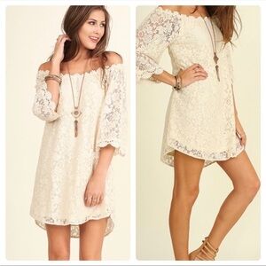Umgee Lace Boho Dress